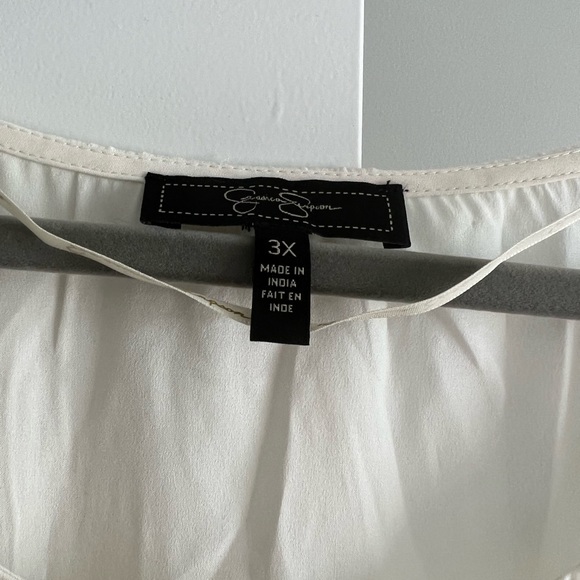 Jessica Simpson White Swing Top - 3X - Picture 7 of 7